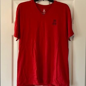 Mens SS Psycho Bunny Vneck